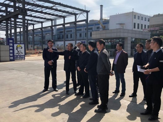 广东省清远市委副书记、市长陈金銮一行莅临楚江新材铜板带广东事业部调研指导